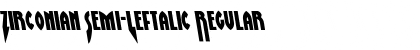 Download Zirconian Semi-Leftalic Font Download Zirconian Semi-Leftalic Font