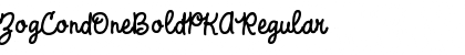 Download ZogCondOneBoldPKA Font Download ZogCondOneBoldPKA Font