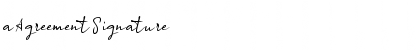 Download a Agreement Signature Font Download a Agreement Signature Font