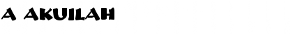 Download a Akuilah Font Download a Akuilah Font