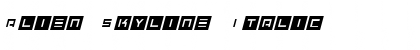 Download Alien Skyline Font Download Alien Skyline Font