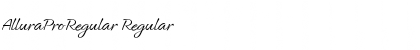 Download AlluraProRegular Font Download AlluraProRegular Font