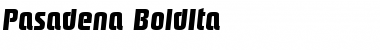 Download Pasadena-BoldIta Font Download Pasadena-BoldIta Font