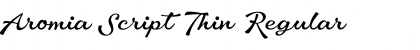 Download Aromia Script Thin Font Download Aromia Script Thin Font