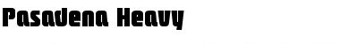 Download Pasadena-Heavy Font Download Pasadena-Heavy Font