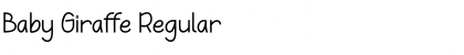 Download Baby Giraffe Font Download Baby Giraffe Font