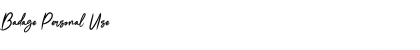 Download Badage Font Download Badage Font