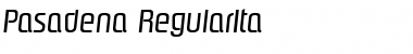 Download Pasadena-RegularIta Font Download Pasadena-RegularIta Font