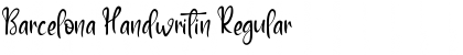 Download Barcelona Handwritin Font Download Barcelona Handwritin Font
