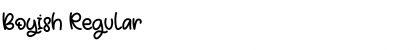 Download Boyish Font Download Boyish Font