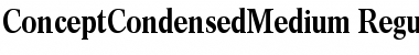 Download ConceptCondensedMedium Font Download ConceptCondensedMedium Font