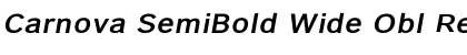Download Carnova SemiBold Wide Obl Font Download Carnova SemiBold Wide Obl Font