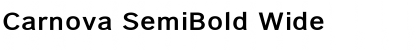 Download Carnova SemiBold Wide Font Download Carnova SemiBold Wide Font