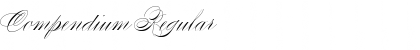 Download Compendium Font Download Compendium Font