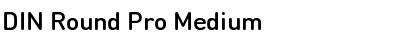 DIN Round Pro Medium Font
