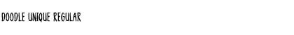 Download DOODLE UNIQUE Font Download DOODLE UNIQUE Font