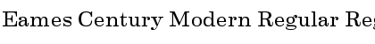 Download Eames Century Modern Regular Font Download Eames Century Modern Regular Font