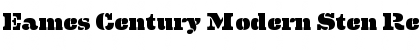 Download Eames Century Modern Sten Font Download Eames Century Modern Sten Font