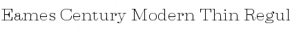 Download Eames Century Modern Thin Font Download Eames Century Modern Thin Font