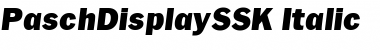 Download PaschDisplaySSK Font Download PaschDisplaySSK Font