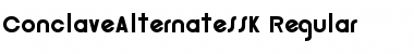 Download ConclaveAlternateSSK Font Download ConclaveAlternateSSK Font