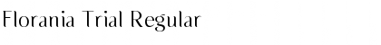 Download Florania Trial Font Download Florania Trial Font