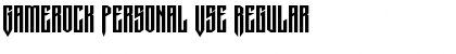 Download Gamerock Personal Use Font Download Gamerock Personal Use Font