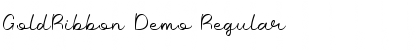 Download GoldRibbon Demo Font Download GoldRibbon Demo Font