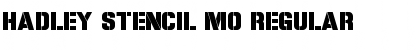 Download Hadley Stencil Mo1 Font Download Hadley Stencil Mo1 Font