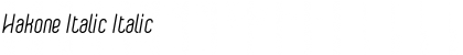 Download Hakone Italic Font Download Hakone Italic Font