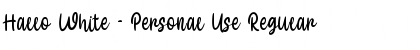 Download Hallo White - Personal Use Font Download Hallo White - Personal Use Font