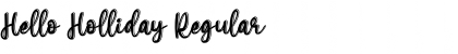 Download Hello Holliday Font Download Hello Holliday Font