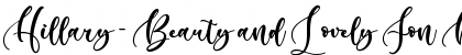 Download Hillary - Beauty and Lovely Fon Font Download Hillary - Beauty and Lovely Fon Font