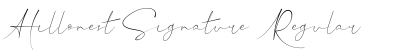 Download Hillonest Signature Font Download Hillonest Signature Font