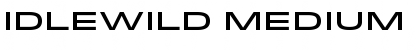 Idlewild Medium Font