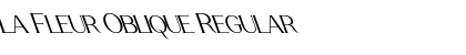 Download La Fleur Oblique Font Download La Fleur Oblique Font