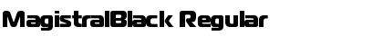 Download MagistralBlack Font Download MagistralBlack Font