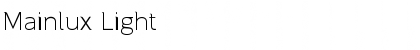 Download Mainlux Font Download Mainlux Font