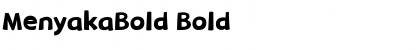Download MenyakaBold Font Download MenyakaBold Font