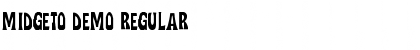 Download Midgeto DEMO Font Download Midgeto DEMO Font