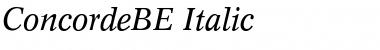 Download ConcordeBE Font Download ConcordeBE Font