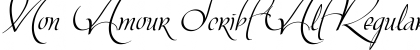 Download Mon Amour Script Alt Font Download Mon Amour Script Alt Font
