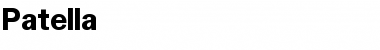 Download Patella Font Download Patella Font