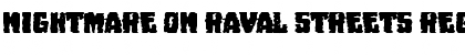 Download Nightmare on Raval Streets Font Download Nightmare on Raval Streets Font