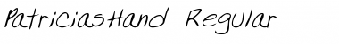 Download PatriciasHand Font Download PatriciasHand Font