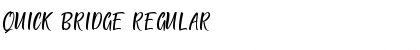 Download QUICK BRIDGE Font Download QUICK BRIDGE Font