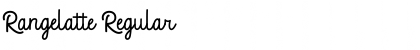 Download Rangelatte Font Download Rangelatte Font