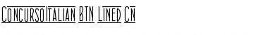Download ConcursoItalian BTN Lined Cn Font Download ConcursoItalian BTN Lined Cn Font