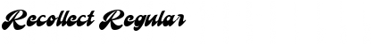 Download Recollect Font Download Recollect Font