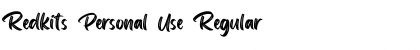Download Redkits Personal Use Font Download Redkits Personal Use Font